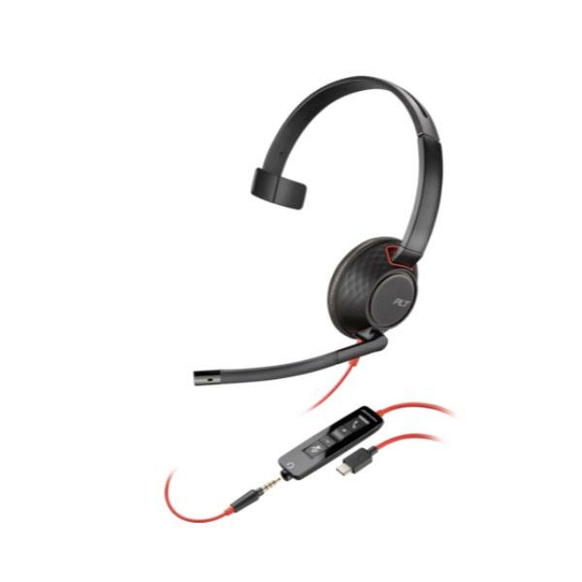 Hovedtelefoner Med Mikrofon Hp Blackwire 5210 Sort