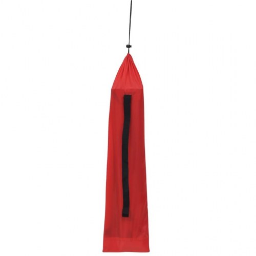 Campingseng 180 × 60 × 19 cm - 600D oxfordstof og stål, rød