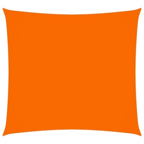 Solsejl 3,6 × 3,6 m i oxfordstof - firkantet, orange