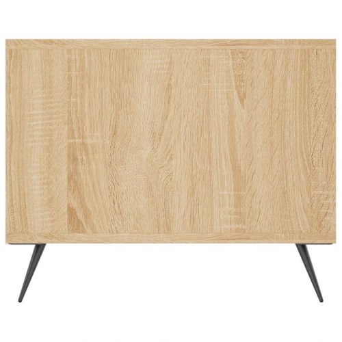 Sofabord 102x50x40 cm konstrueret træ sonoma-eg