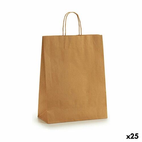 Papirpose 32 X 12 X 50 cm Brun (25 enheder)
