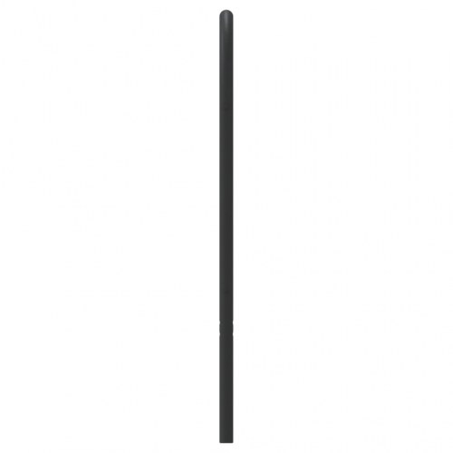 Udskiftningsgavl i metal 140 cm - sort