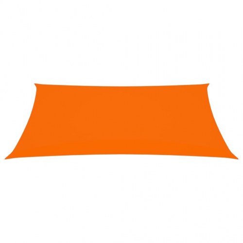 Solsejl 2 × 4,5 m rektangulært i oxfordstof - orange