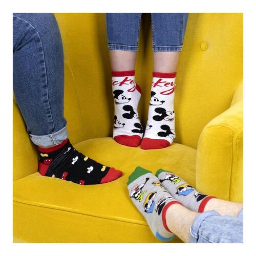 Sokker Mickey Mouse Unisex 3 par 36-40