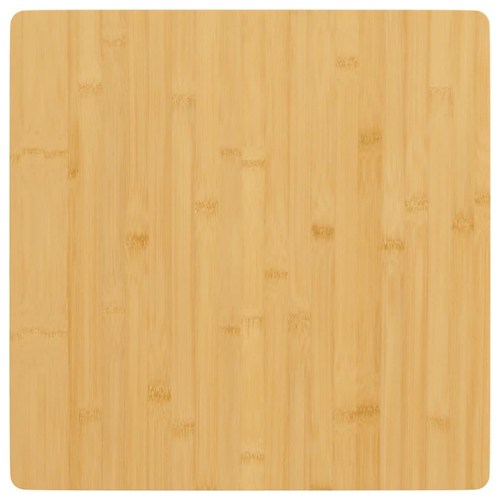 Bordplade 60x60x1,5 cm bambus