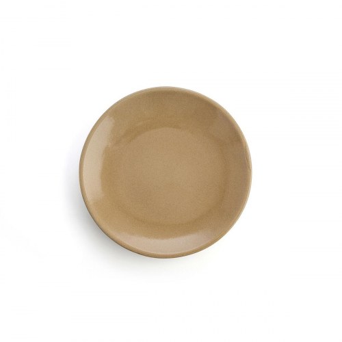 Anaflor flad middagstallerken i bagt ler, beige Ø 29 cm - sæt á 8