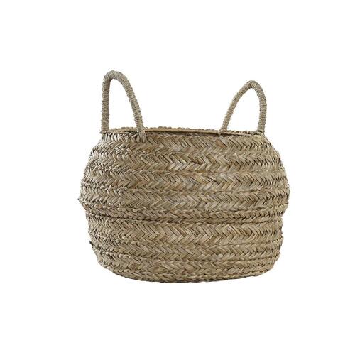 Dekorativ kurv Natur Havgræs Boho 40 x 40 x 30 cm