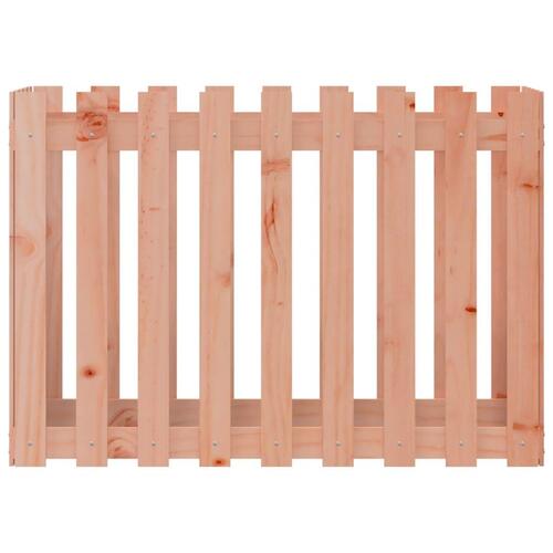Højbed med stakitdesign 100x50x70 cm massivt douglasgran