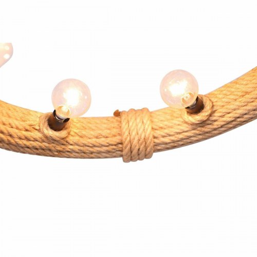Loftlampe brun tov - 6 pærer (51 × 51 × 10 cm)