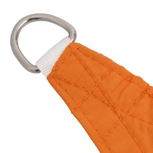 Solsejl 4x4x4 m oxfordstof trekantet orange