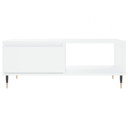Sofabord 90x60x35 cm konstrueret træ hvid