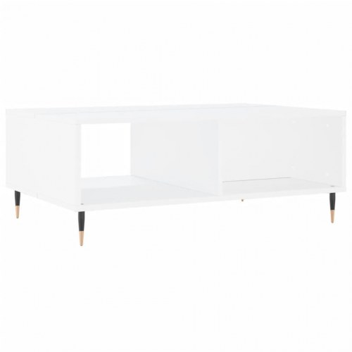 Sofabord 90x60x35 cm konstrueret træ hvid