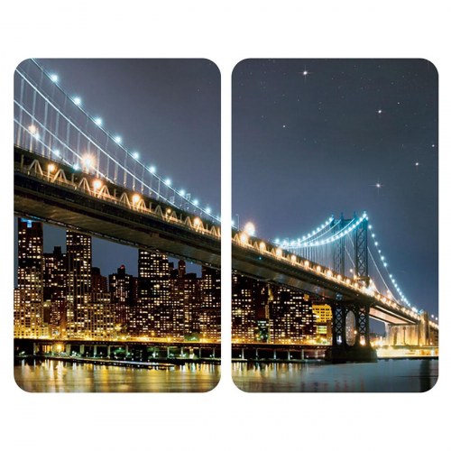 Wenko skærebræt - Brooklyn Bridge, 30 × 52 cm (sæt á 2)