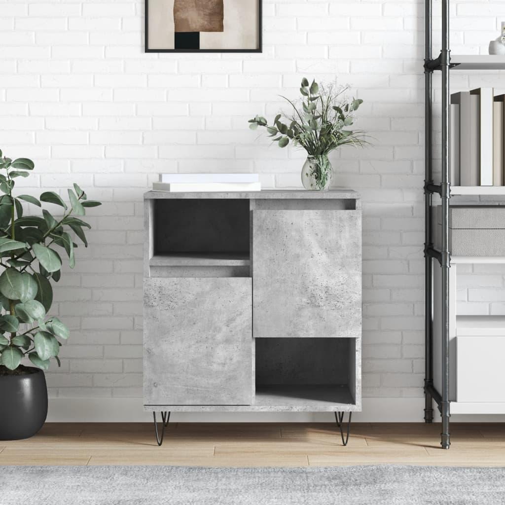 Skænk 60X35X70 Cm Konstrueret Træ - Betongrå