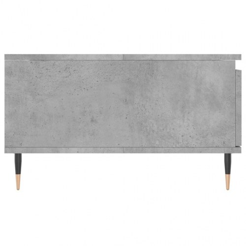 Sofabord i konstrueret træ 90 x 60 x 35 cm - betongrå