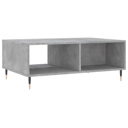 Sofabord i konstrueret træ 90 x 60 x 35 cm - betongrå