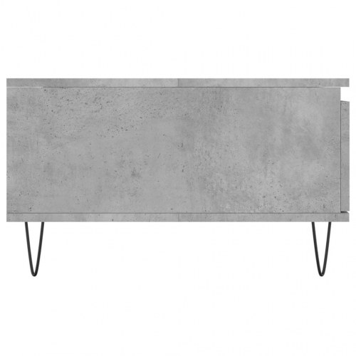 Sofabord i konstrueret træ - 90 × 60 × 35 cm, betongrå