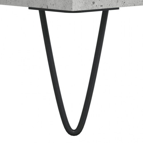 Sofabord i konstrueret træ - 90 × 60 × 35 cm, betongrå