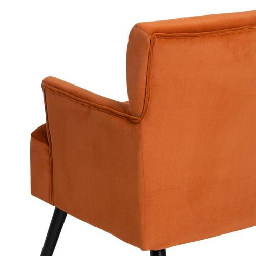 Lænestol 63 x 50 x 83 cm Syntetisk stof Træ Orange
