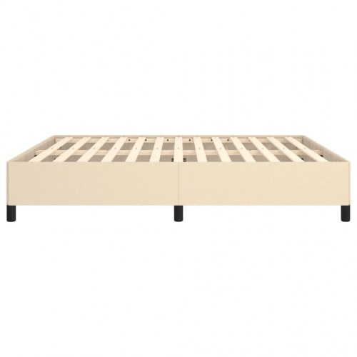 Sengeramme uden madras 180x200 cm stof cremefarvet