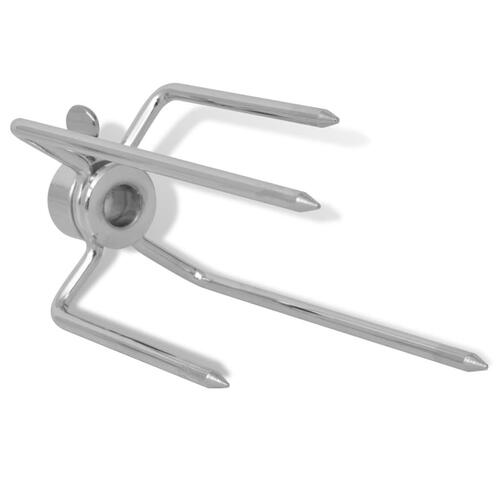 Grill rotisseri spydgafler 2 stk stål
