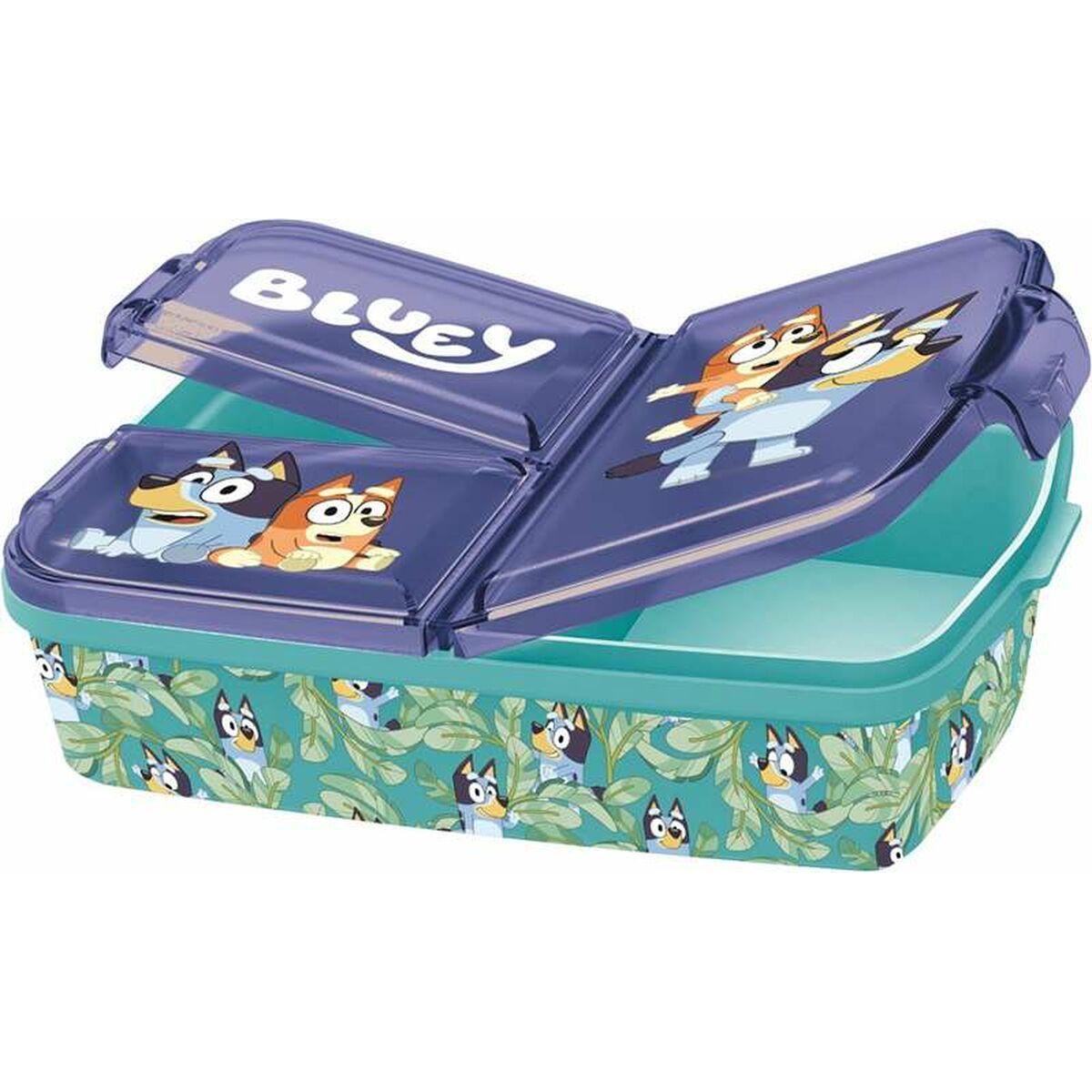 Bluey madkasse til sandwich - polypropylen, 19,5 × 16,5 × 6,7 cm billede