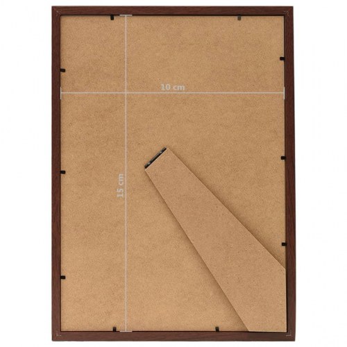 Billedrammer 5 stk. til bord 10x15 cm mørkerød