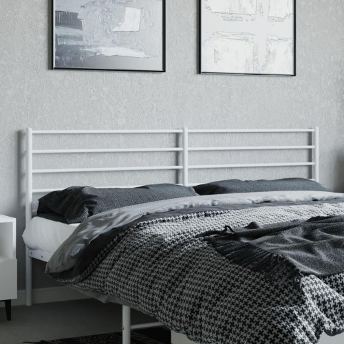 Udskiftningsgavl i metal 193 cm - hvid