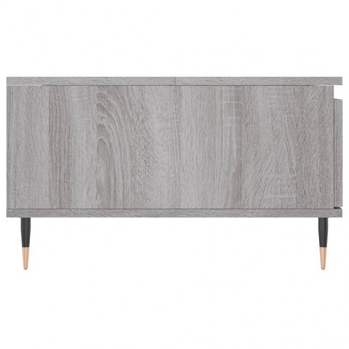 Sofabord 90 x 60 x 35 cm i konstrueret træ - grå sonoma-eg