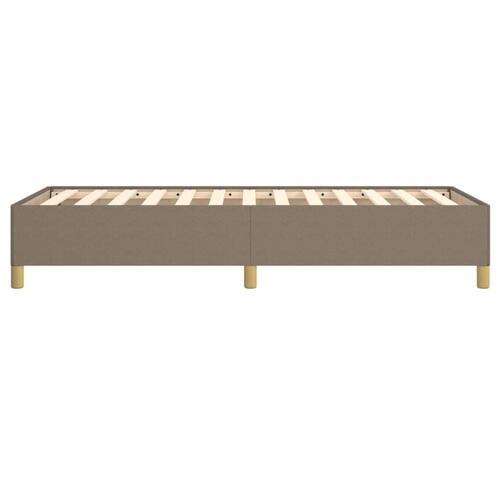 Sengeramme uden madras 90x190 cm stof gråbrun