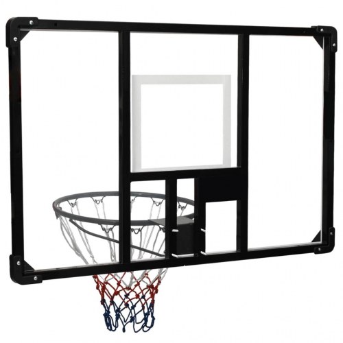 Basketballkurv med plade 106 × 69 × 3 cm - polycarbonat, transparent