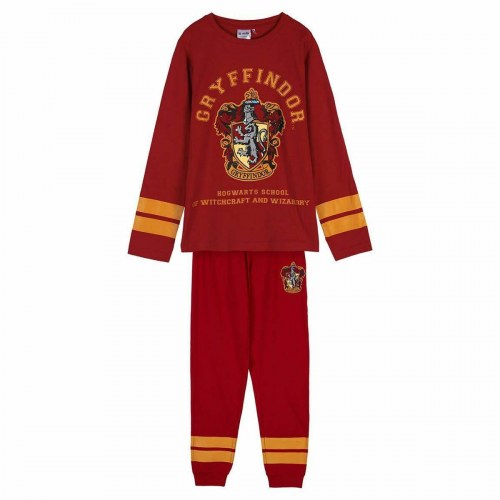 Harry Potter nattøj til drenge - rød, 7 år, 100 % bomuld