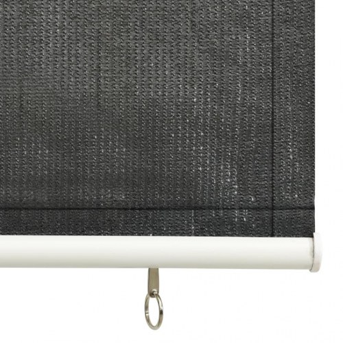 Udendørs rullegardin 60 × 140 cm - antracitgrå HDPE