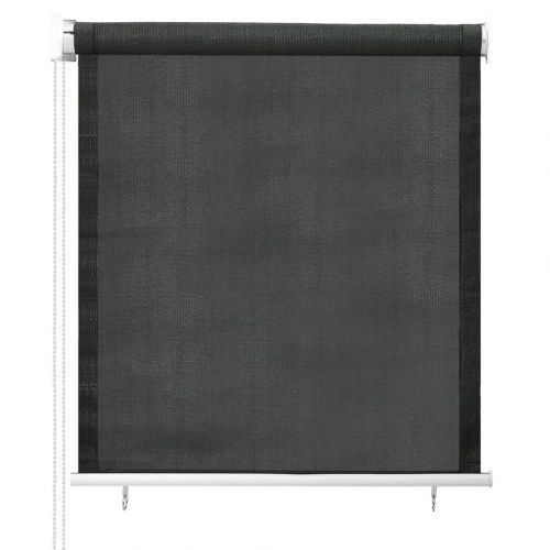 Udendørs rullegardin 80 × 140 cm - antracitgrå HDPE