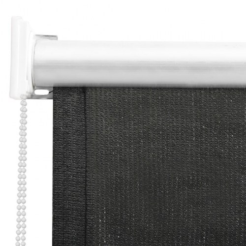 Udendørs rullegardin 80 × 140 cm - antracitgrå HDPE