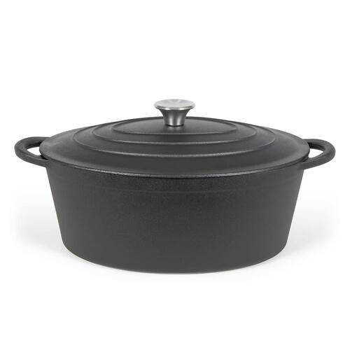 Livoo stegegryde 34 cm 7 l oval sort