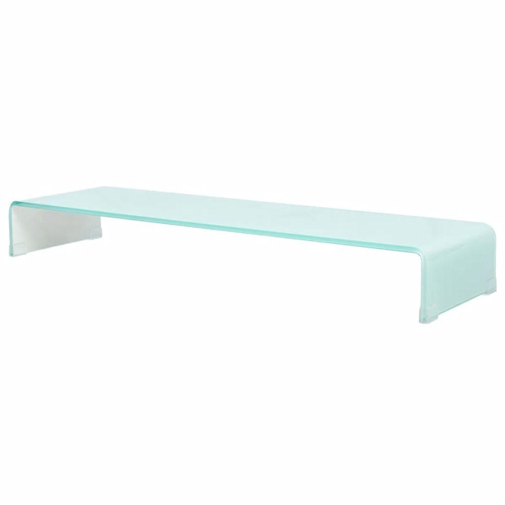 Stativ Skærmforhøjer 100x30x13 Glas Grøn