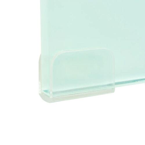 Tv-stativ/skærmforhøjer 100x30x13 cm glas grøn