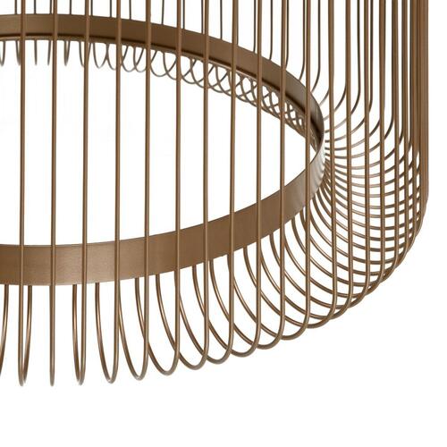 Sofabord 81 x 81 x 45,5 cm Krystal Metal