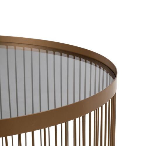 Sofabord 81 x 81 x 45,5 cm Krystal Metal