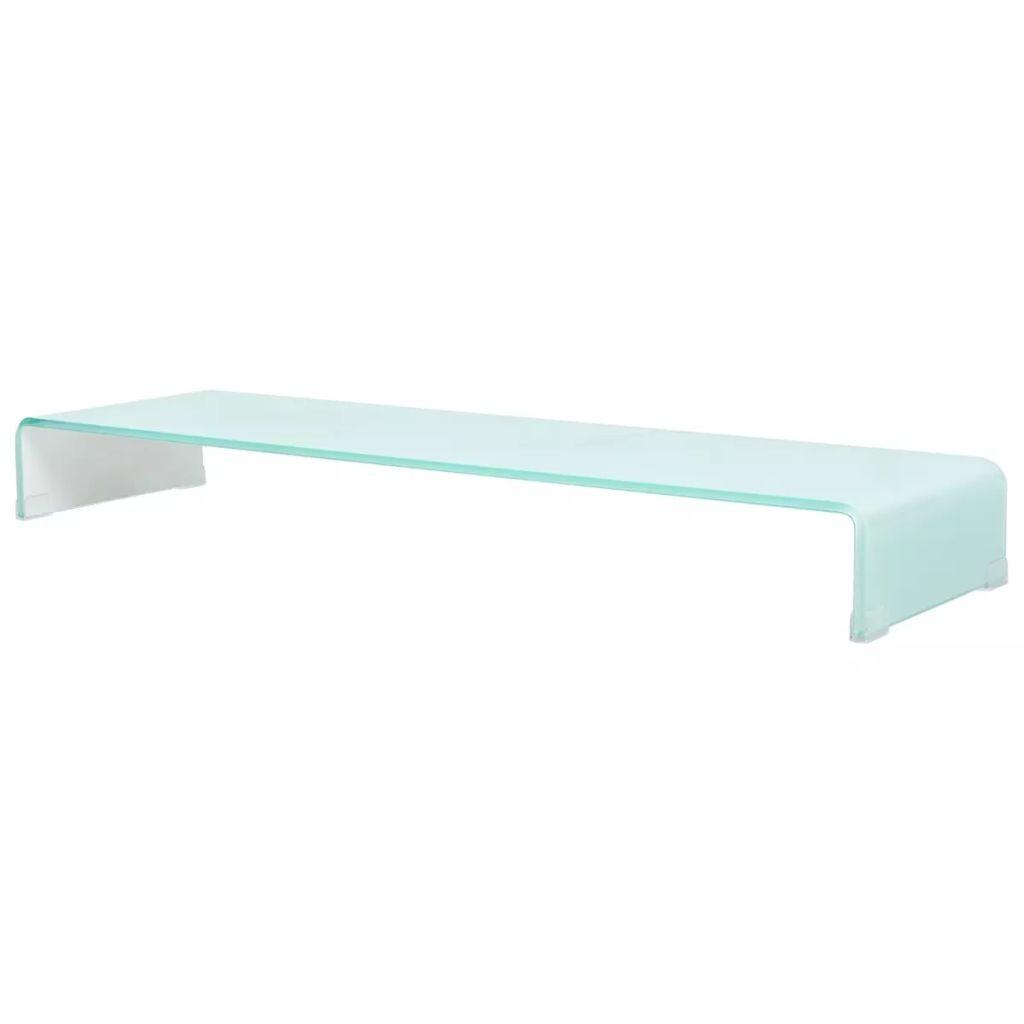 Stativ Skærmforhøjer 110x30x13 Glas Grøn