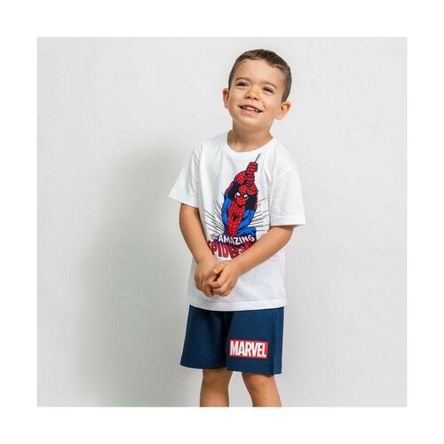 Sæt med tøj Spider-Man Hvid Børns 7 år