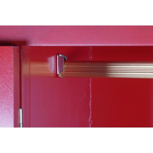 Skab 85,5 x 50,5 x 186,2 cm Gran Rød Træ MDF