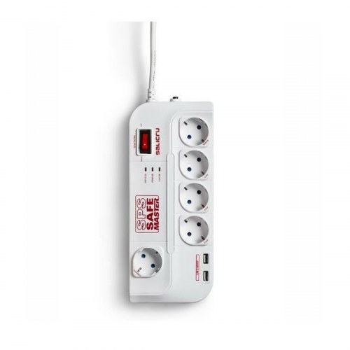 Salicru SPS SAFE Master stikdåse - 5 udtag, kontakt, 250 V