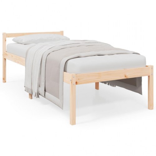 Seniorseng 100x200 cm massivt fyrretræ