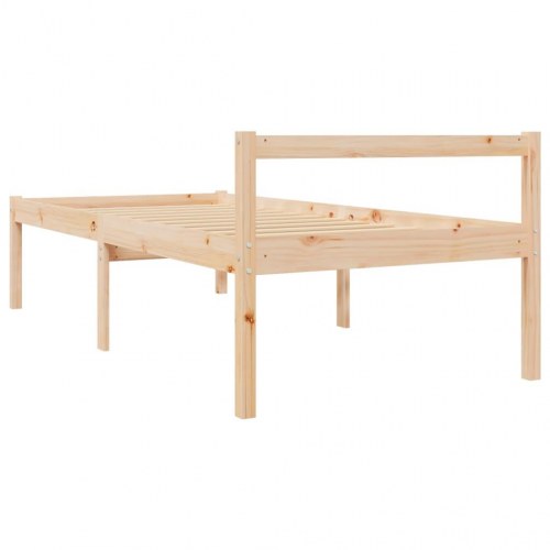 Seniorseng 100x200 cm massivt fyrretræ