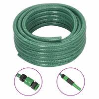 Haveslange med tilbehørssæt 0,5" 50 m PVC grøn