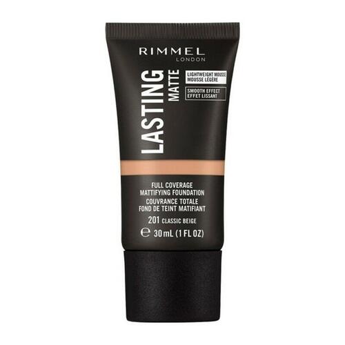 Flydende makeup foundation Lasting Matte Rimmel London 203-ægte beige