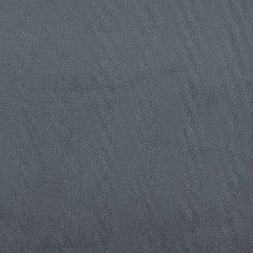 Bænk 110x40x49 cm velour mørkegrå