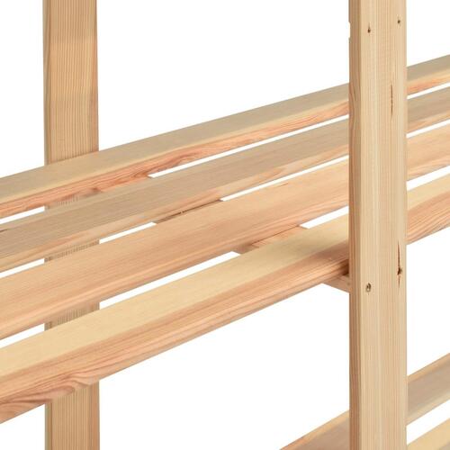 Reoler 10 stk. 5 hylder 170 x 38 x 170 cm fyrretræ 500 kg